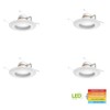Commercial Electric SG_B07J23DL2S_US NS01aA11FR1-259 LED Retrofit, 4 Pack, Color Changing