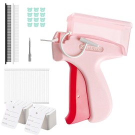 Professional Stitch Gun for Retail & Home Use- Mini Stitch Gun with Storage Box,Includes 1200 Fasteners, Ideal for Clothing Repairs, Bed Spread Fixing, Tagging, and Garage Sales （7-Piece Set）