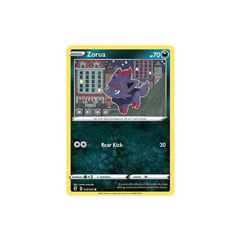 Zorua - 102/203 - Common - Sword & Shield -