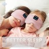 Sleep Mask Bluetooth 5.4 Headphones Soft Wireless Headband Eye Mask