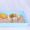 Hamiledyi Hamster Suspension Bridge,Natural Wooden Rat Bendable Ladder Mouse Long