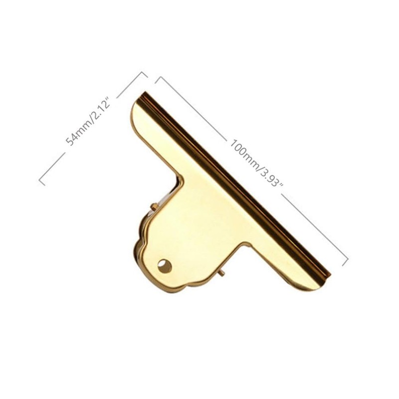 Pack of 2 Large Sealing Clips, 100 mm Stainless Steel
