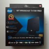 ClearTV Indoor Amplifying & Broadcasting Antenna, Flat Antenna, Black