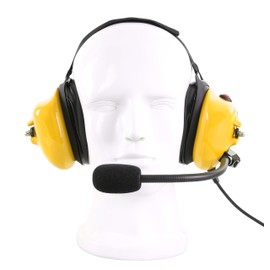 Bommeow BHDH50-YW-M9 Noise Isolating Headphone for Motorola APX4000 XPR7350E XPR7380E XPR7550E XPR7580E in Yellow