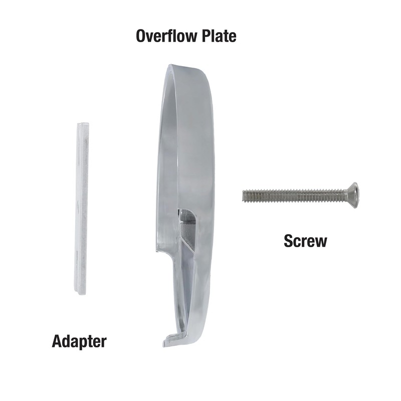 Danco Single Hole Tub Drain Overflow Plate | One Hole