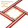 O'SKOOL Adjustable Square Router Template Guide – 23.6"x23.6" Variable Router