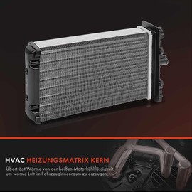 Frankberg Heat Exchanger Interior Heating Compatible with Transporter IV Bus 70 1.8L-2.8L 1990-2003 Transporter IV Box 70 1.9L-2.5L 1990-2003 Replace# 701819032