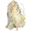 Foundations Holy Family with Donkey Stone Resin Ornament, 4”