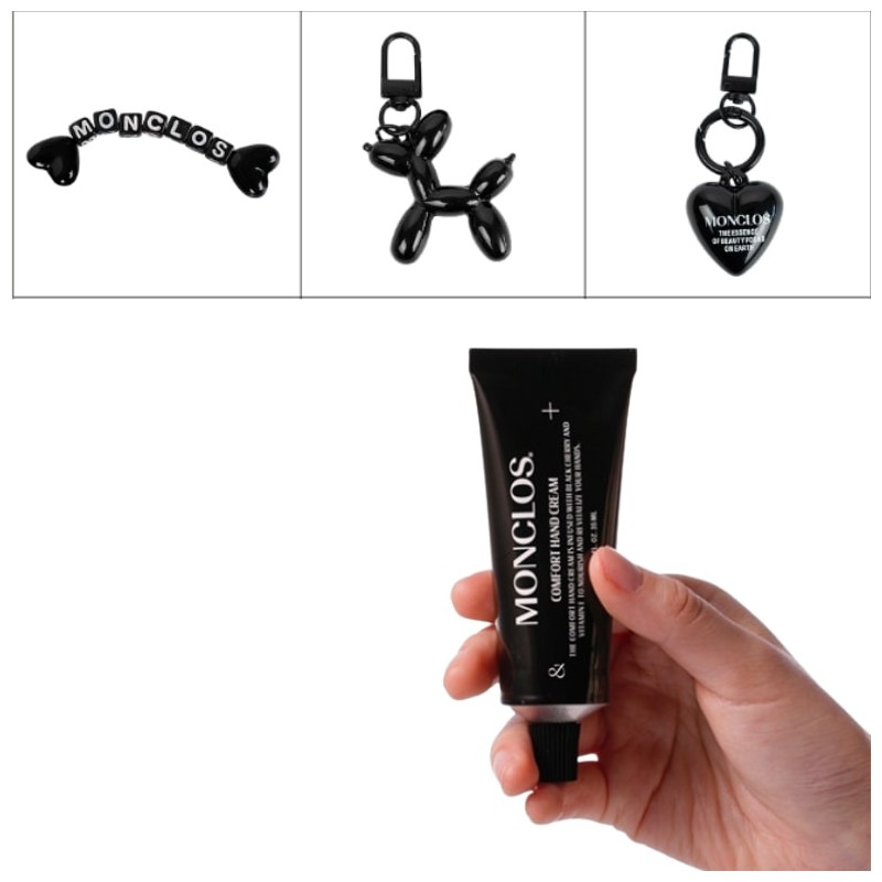 MONCLOS Comfort Hand Cream 30ml + Keyring Set 2items, Type:Heart