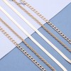 Flat Herringbone Chain Silver Layered Gold Chain Choker Snake Chain