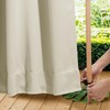 NICETOWN 2 Panels Weighted Blackout Curtains Patio Waterproof Outdoor Curtains,