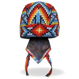 Hot Leathers Native American Pattern Lightweight Headwrap HWH1124 - One Size Fits Most