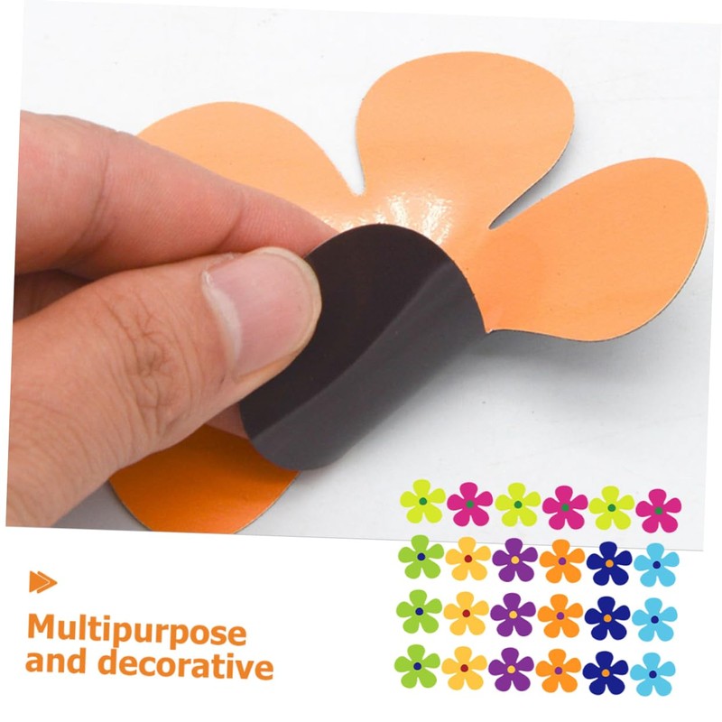 VICASKY 24Pcs Magnetic Flower Stickers for Home and Car Door