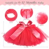 4 PCS Newborn Photography Props Outfits-BabyTutu Skirt Cute Bow Headdress