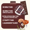 Spanish Bible Tabs for Women/Men,pestañas para biblia en español, Catholic