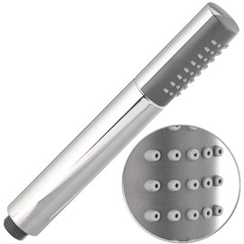 BadeStern Shower Head: Chrome-plated Shower Head with 40 Limescale Protection Nozzles, Water Saving (Shower, Basin Shower, Spare Parts)