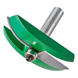 Trend CraftPro Panel Raiser Router Cutter Bit, 1/2 Inch Shank, 40mm Radius and 86mm Cut Diameter, Tungsten Carbide Tipped, C183X1/2TC, Silver