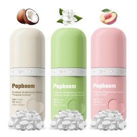 Popboom Probiotic Travel Size Mouthwash Tablets