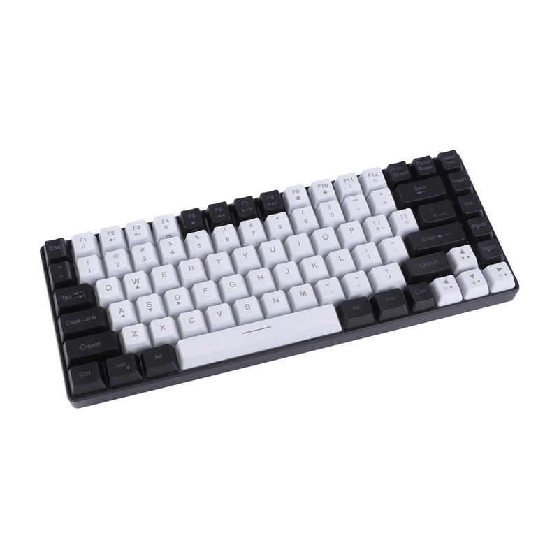 Gaming Keyboard Type C 84 Keys RGB Backlit Ergonomically Curved