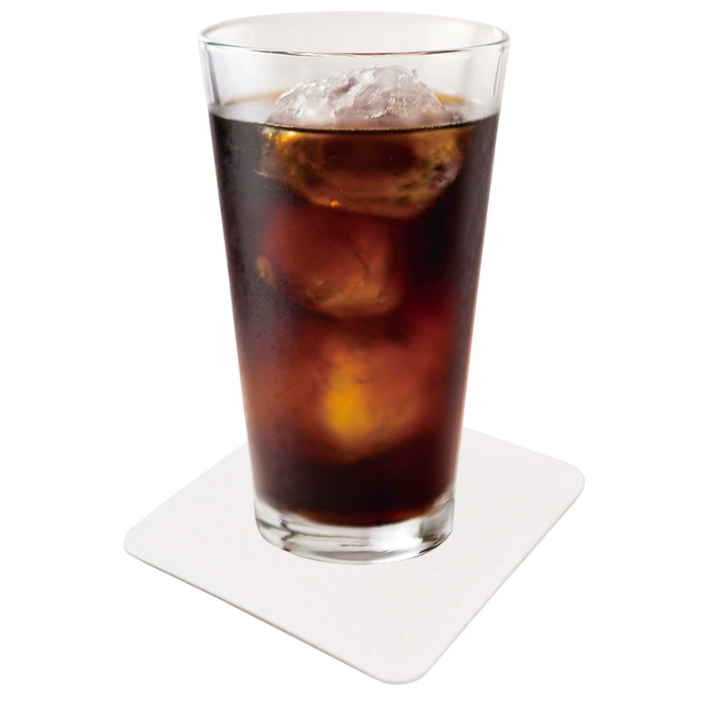 ArtNap CS905F Commercial Paper Coasters 3.5 inches (90 mm), Square