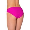 Aquarti Womens' Bikini Bottoms Mid Waist, Pink, 14