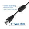 CHHLIUT Universal FM Radio Dipole Antenna Screw F Male Plug