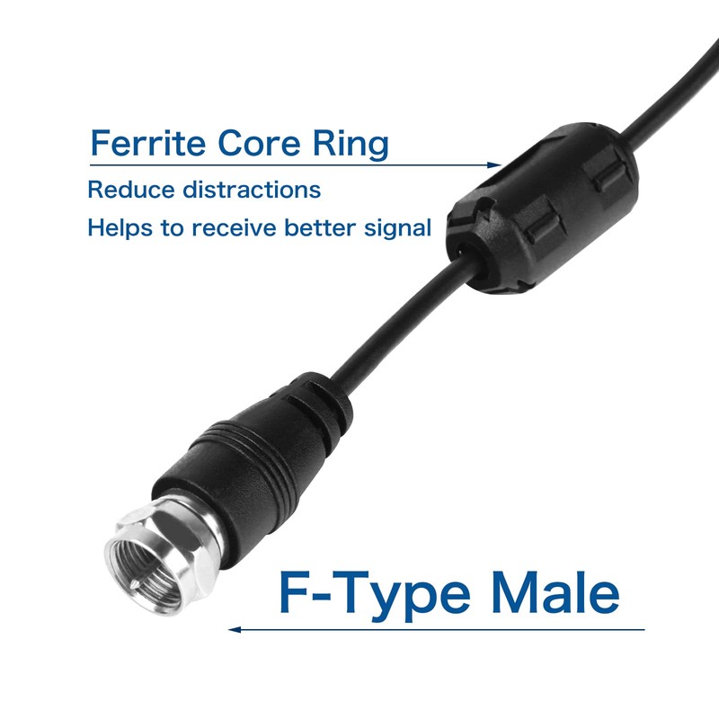 CHHLIUT Universal FM Radio Dipole Antenna Screw F Male Plug