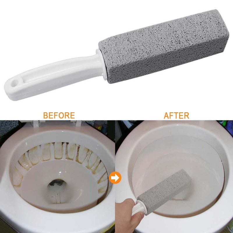 4 Pack Toilet Pumice Stone with Handle, Pumice Stone Toilet