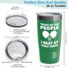 Flairy Land Table Tennis Green Tumbler 20oz - Tears of