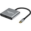 Adaptador USB C 4K a HDMI doble, compatible con 4K60Hz,