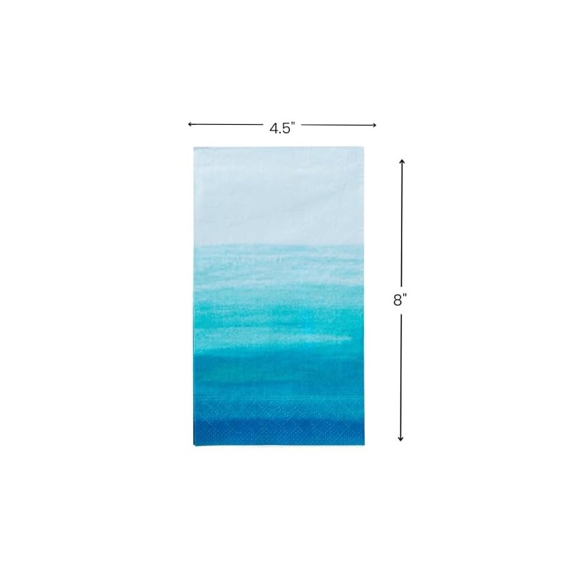 Coastal Seaside Dinner Napkins - Party Supplies - 16 Pack