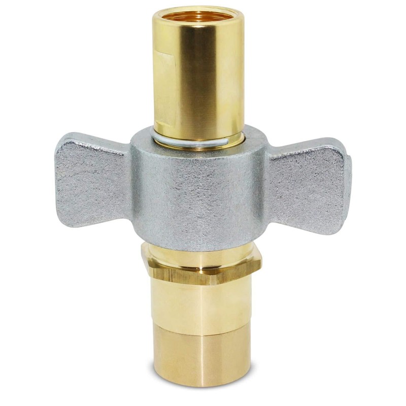 3/4" NPT Wet-Line Wing Nut Heavy Duty Hydraulic Quick Disconnect