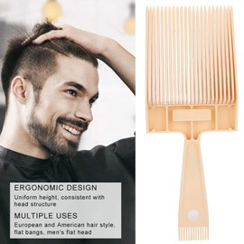 Flattopper Comb, Hairdresser Cutting Comb with Spirit Level Comb Board for Hair Cutting Transition Comb Professional Men's Guide Comb for Transitions Hair Styling Cutting Tool Accessories