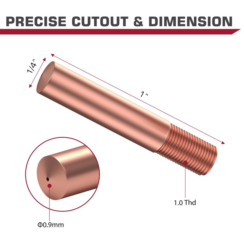 ARCCAPTAIN MIG Welding Contact Tips 11-30 (0.030") Welding Tips for
