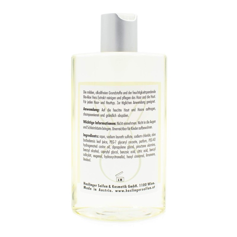 Haslinger Aloe Vera Shower Bath & Shampoo with Aloe Vera