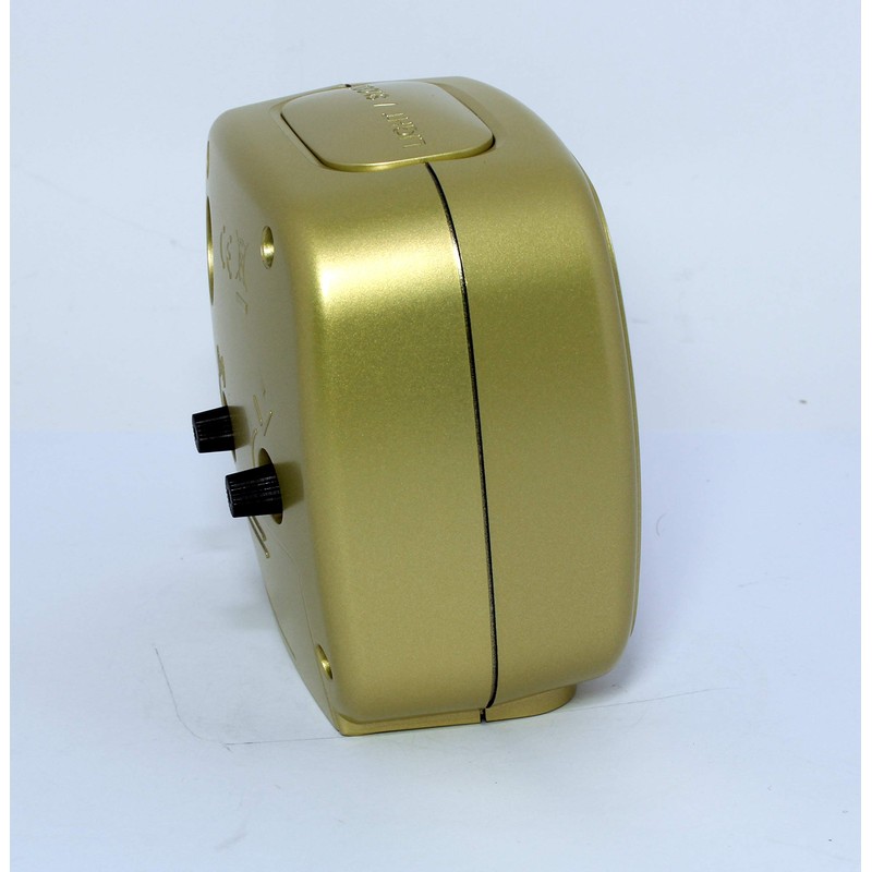 Atlanta Wecker ohne Ticken mit Licht Analog Gold - 1978-9