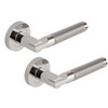 Excel DH3685 Seriphos Passage Door Handles on Round Rose, Duel