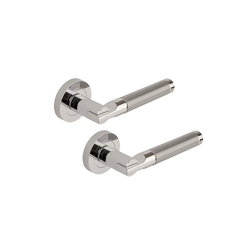 Excel DH3685 Seriphos Passage Door Handles on Round Rose, Duel