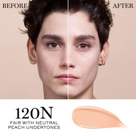 Lancôme Teint Idole Ultra Wear Care & Glow Serum Foundation with SPF - Medium Buildable Coverage & Natural Glow Finish - Up To 24H Wear - 120N