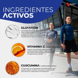 Antioxidante Resveratrol Vitamina C B6 B12 Deportivo Premium Glutation Gym Mujer  Hombre Energa Y Recuperacin 60 Capsulas Apoyo Frente Estres...      