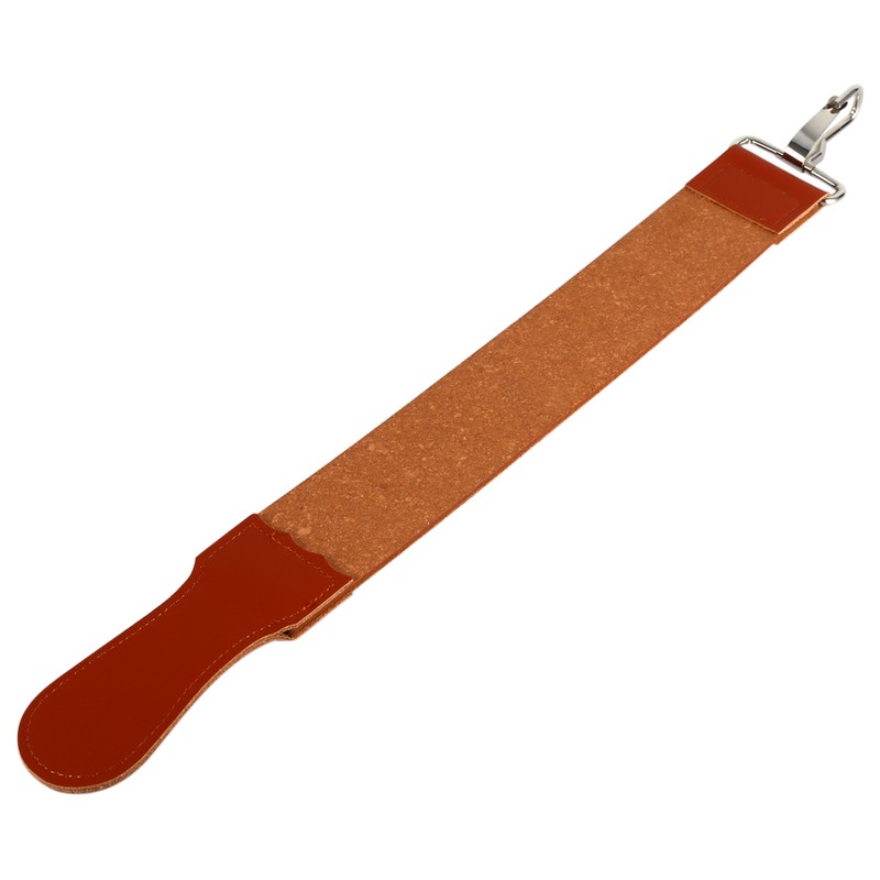 Genuine Leather Strop Strap Barber Straight Razor Folding Knife Shave