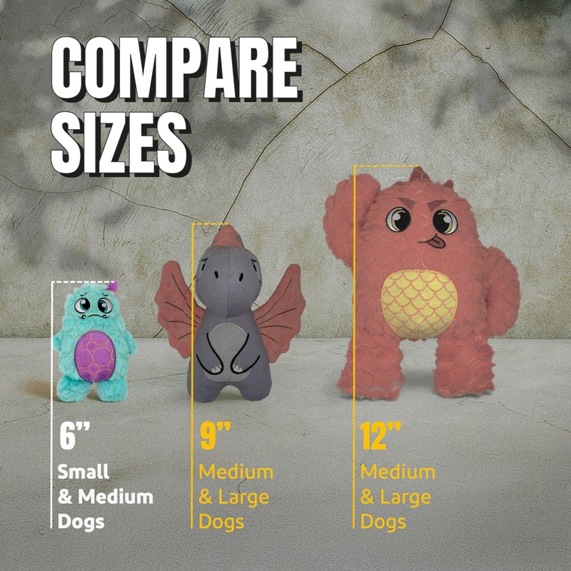 Bite Force - Durable & Strong Dog Toy Light Blue