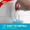 Command Bath Large Towel Hook, Clear, 1-Hook