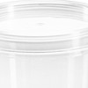 com-four® 96 x Storage Containers with Lids - Universal Plastic