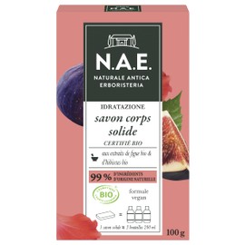 N.A.E. - Solid Shower Soap Moisturising Organic Shower Gel Organic Certified Vegan Formula 99% Natural Ingredients 100g