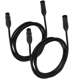 BRENDAZ XLR to XLR Microphone Cable, 20ft. -2 Pack- Shielded XLR Cable Male to Female (OFC) for Mic, Mixer, Recording, Podcast, Speaker (2 Pack, 20-Feet)