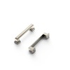 GRANTENOV 3-3/4 Inch Brushed Satin Nickel Cabinet Pulls Handles Solid