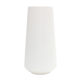 OFFSCH 1Pc Plastic Arrangement Vase for Dried Flowers Simple White Design for Home Decoration Material for Office and Balcony Use Modern Style Centerpiece