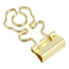 100 Pcs Mini Binder Clips Flower Shape Strong Clamping Force