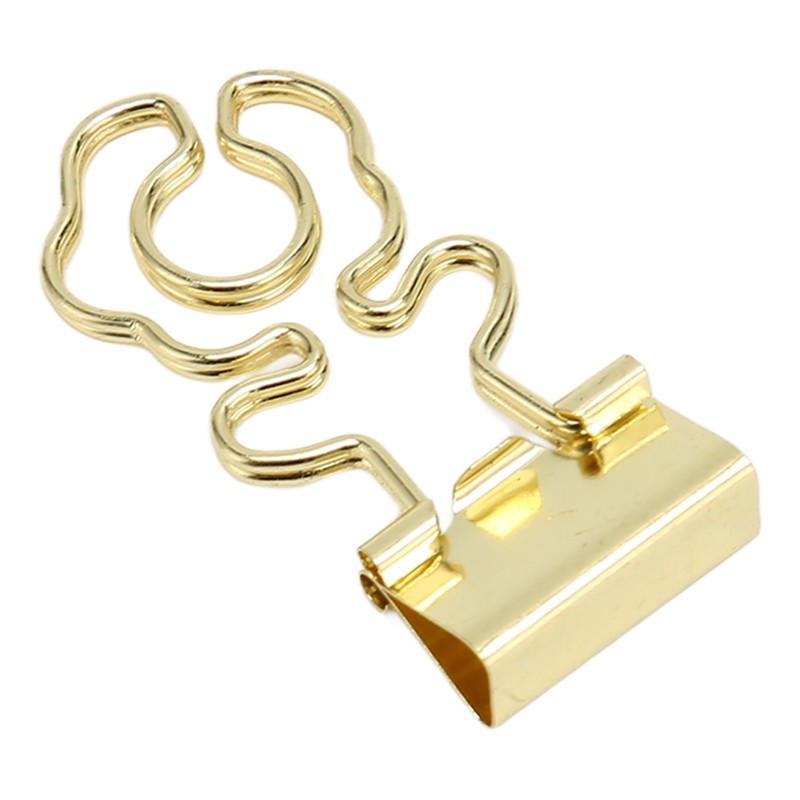 100 Pcs Mini Binder Clips Flower Shape Strong Clamping Force